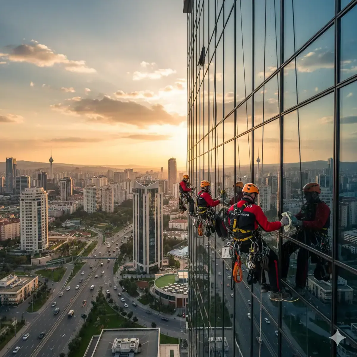 Ankara’da Dağcılarla Cam Temizliği Neden Tercih Ediliyor?