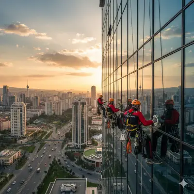 Ankara’da Dağcılarla Cam Temizliği Neden Tercih Ediliyor?