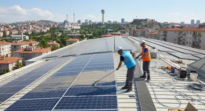 Ankara'da Güneş Paneli Temizliği Yaptırmayan İşletmelerin Yaptığı Büyük Hata
