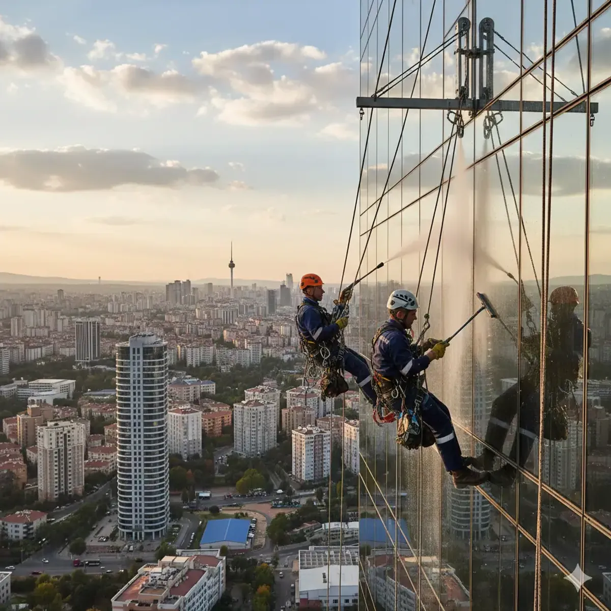 Ankara Halatlı Sistem ile Dış Cephe Temizliği Nasıl Yapılır?