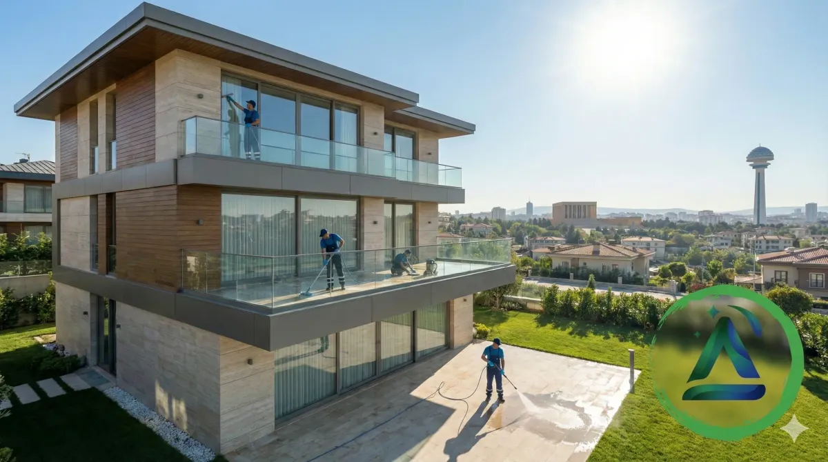 Ankara Triplex Villa Temizliği: Profesyonel ve Kapsamlı DeltaWash Hizmeti