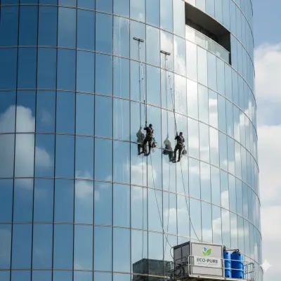 Ankara Dış Cephe Cam Temizliğinde Saf Su Teknolojisi