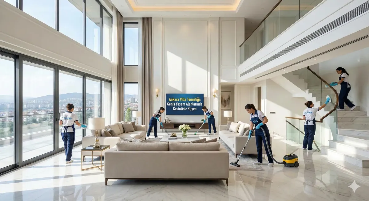 Ankara Detaylı Villa Temizliği Fiyatları 2026 | DeltaWash