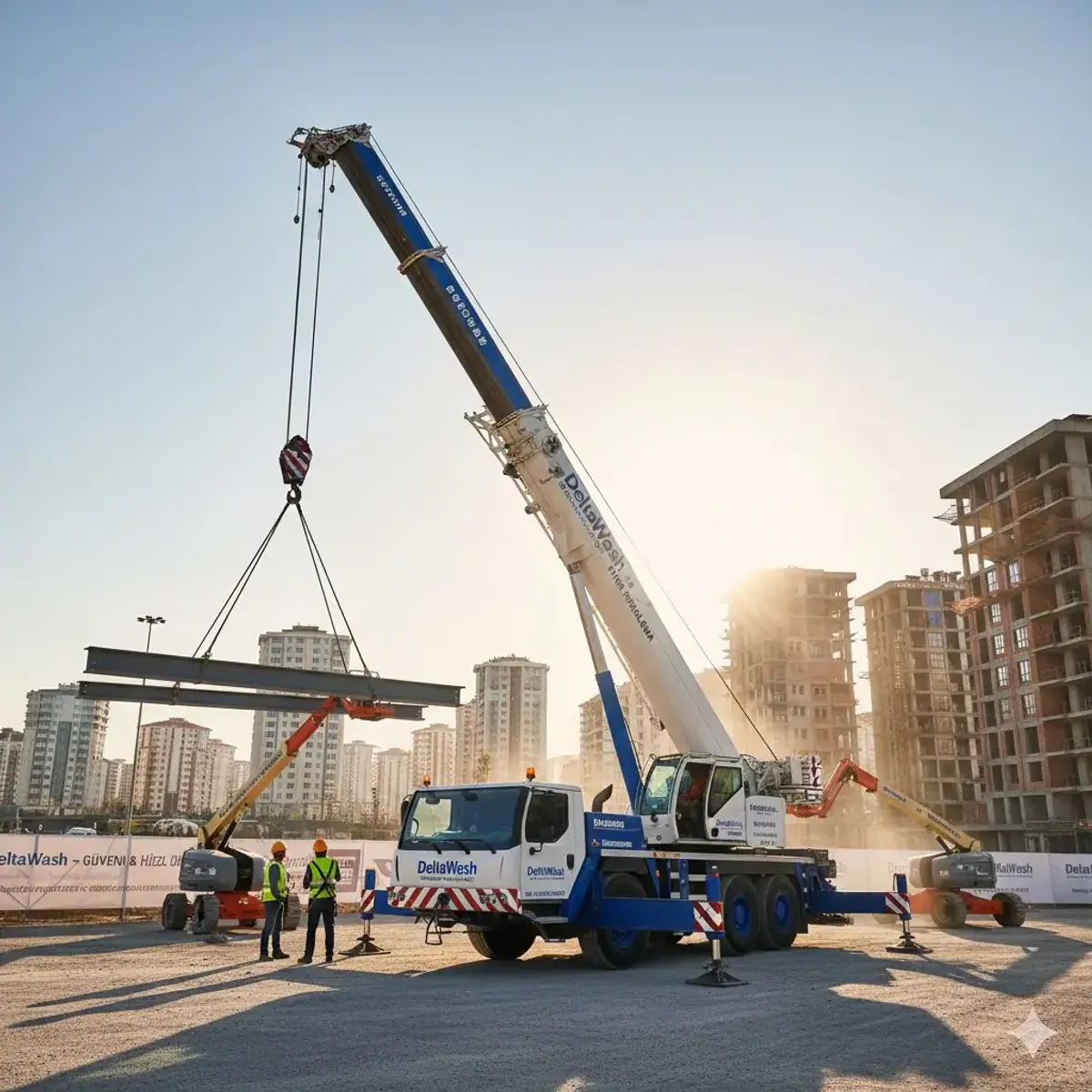 Ankara Vinç Kiralama | Dış Cephe Temizliği İçin Vinç Hizmeti