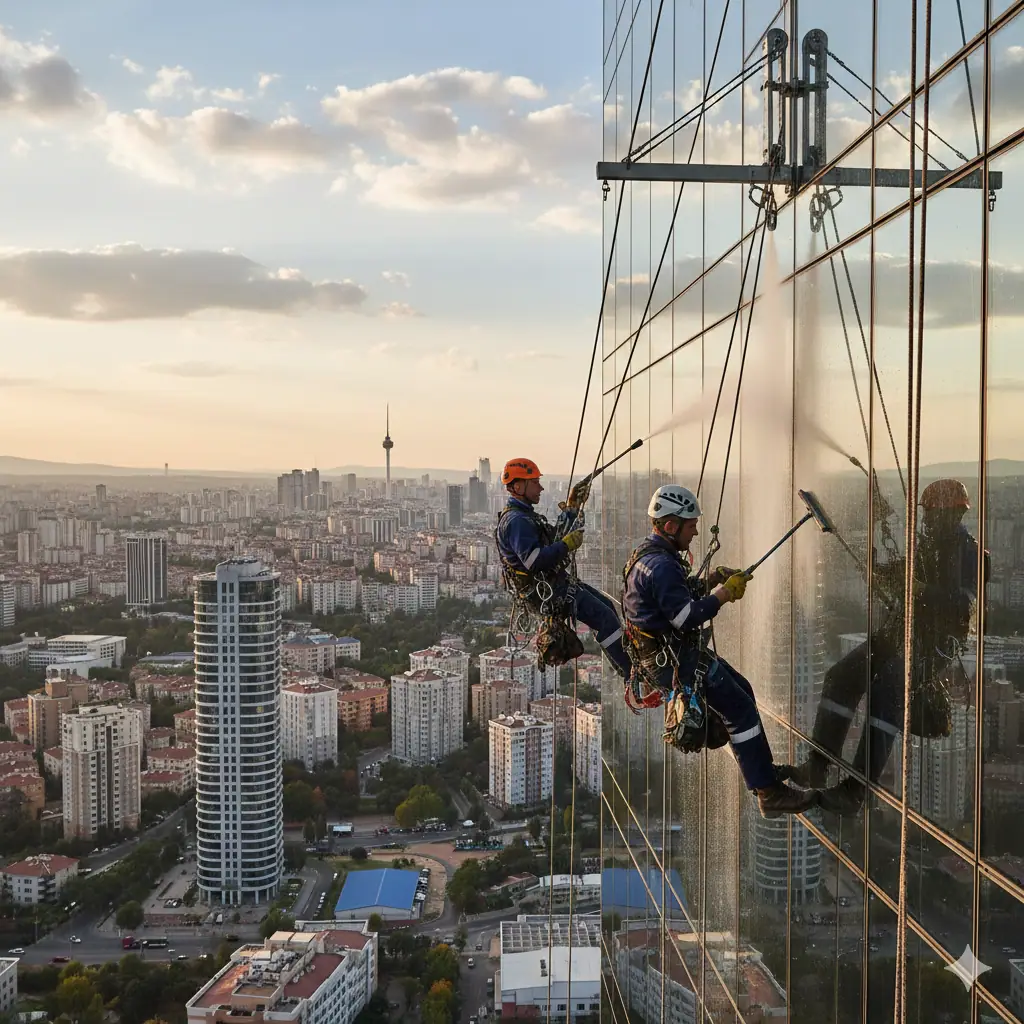 Ankara Halatlı Sistem ile Dış Cephe Temizliği Nasıl Yapılır?