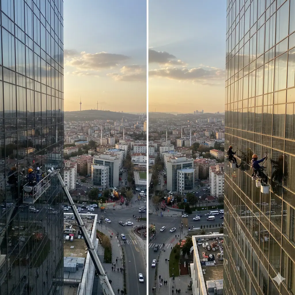 Ankara’da Yüksek Bina Temizliğinde Doğru Yöntem Seçimi