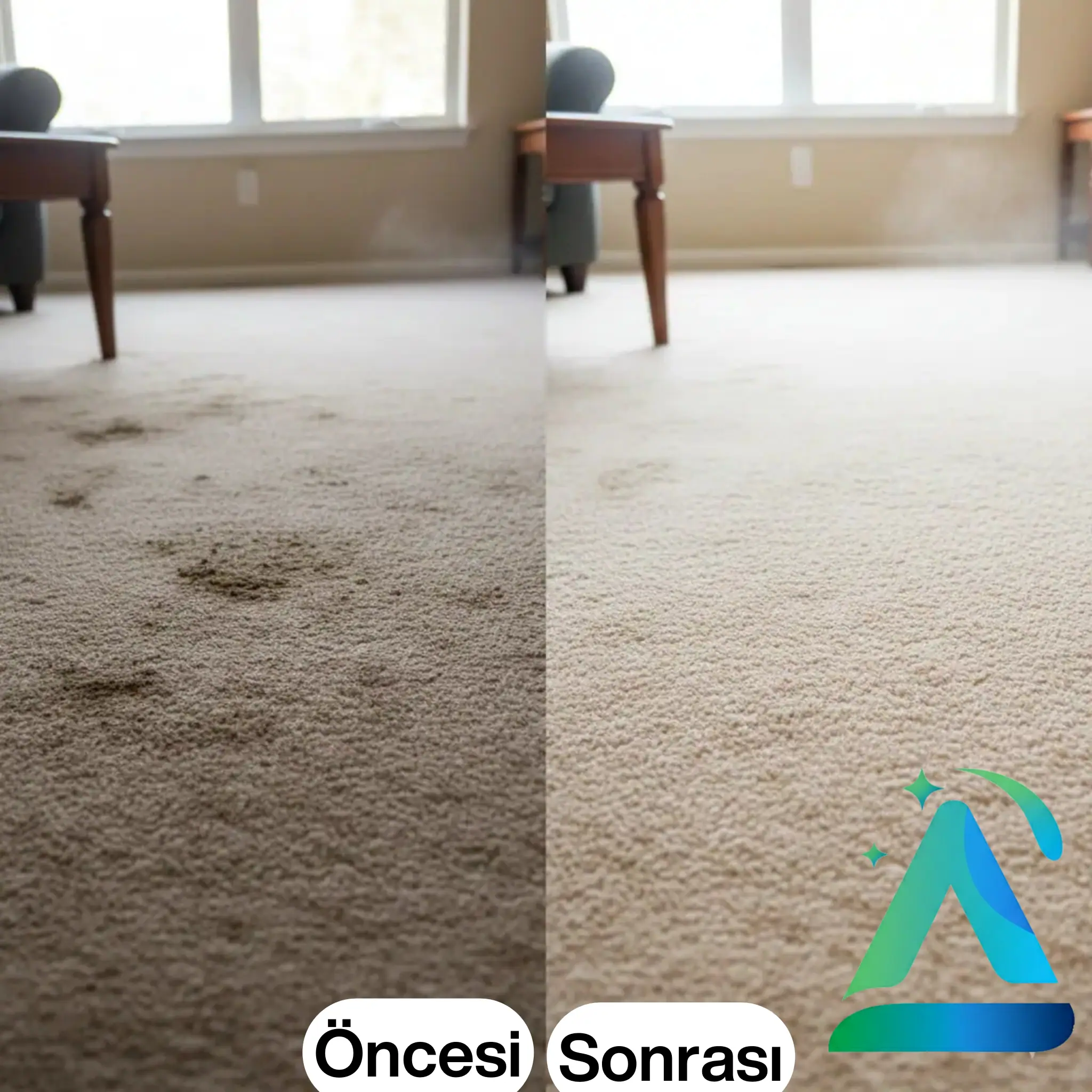 Ankara halı yıkama öncesi ve sonrası